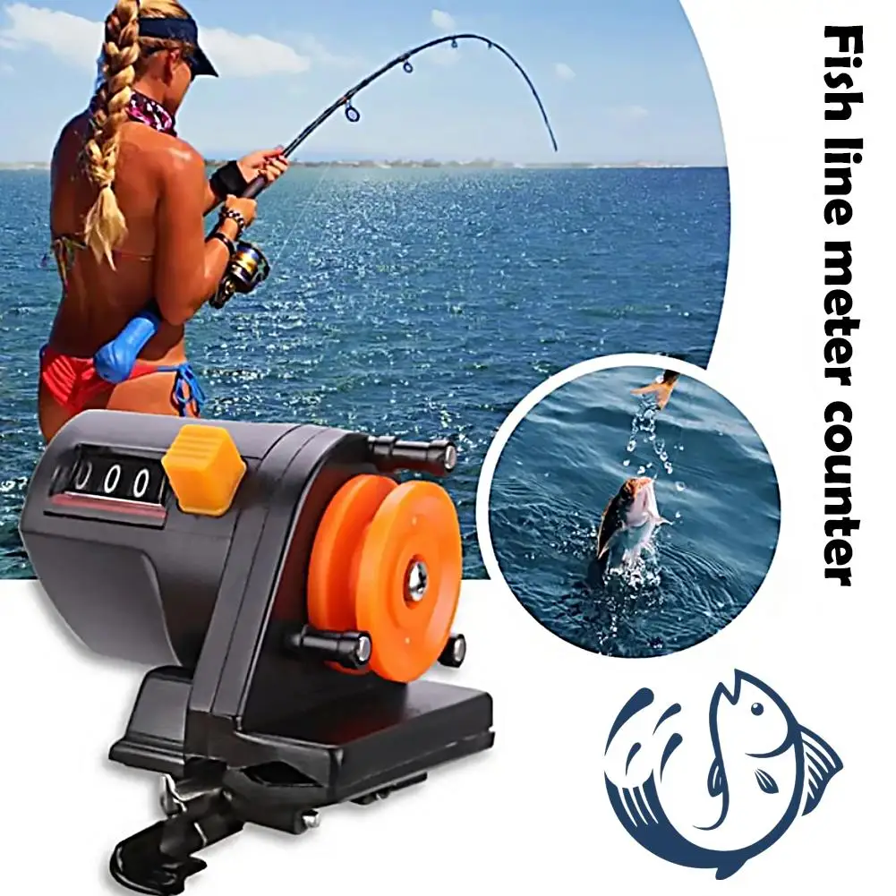 Fishing Line Counter Spooling Clip on Depth Finder Precise Digital Gauge for Lure Casting Raft Saltwater ﻿ view 3