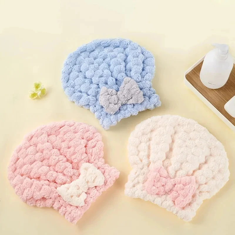 Super Absorbent Hair Towel Wrap For Wet Hair Quick Dry Hair Turban Cap Bath Shower Head Towel For Long Hair For Women Thick