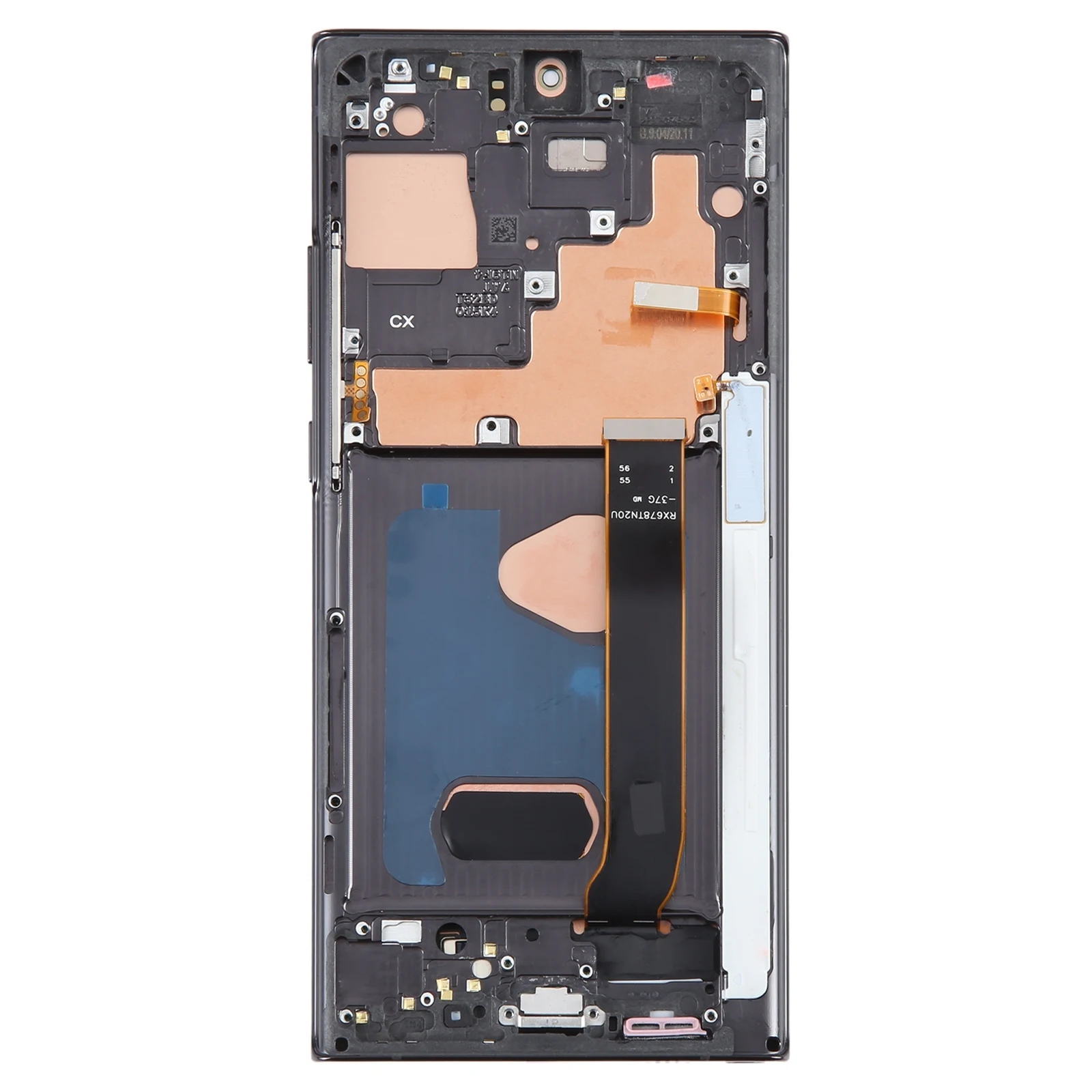 OLED Note20 Ultra 5G LCD For Galaxy Note20 Ultra 5G SM-N986B Touch Screen Digitizer Replacemen with Frame