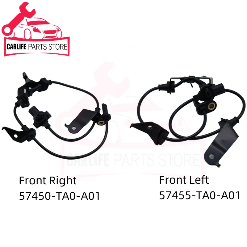 Front Left Right ABS Wheel Speed Sensor 57450-TA0-A01 57455-TA0-A01 For Acura TSX Honda Accord Spirior 2.4L 3.5L V6 2008-2012