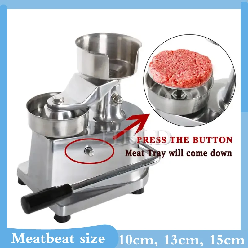 Efficient Manual Commercial Meat Patty Making Machine Burger King Meat Patty Machine