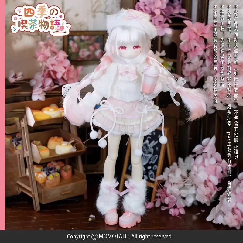 

Momotale Four Seasons Tea Tales Series Bjd Blind Box Mystery Box Caixa Caja Anime Doll Desktop Ornament Collection Toy Gift