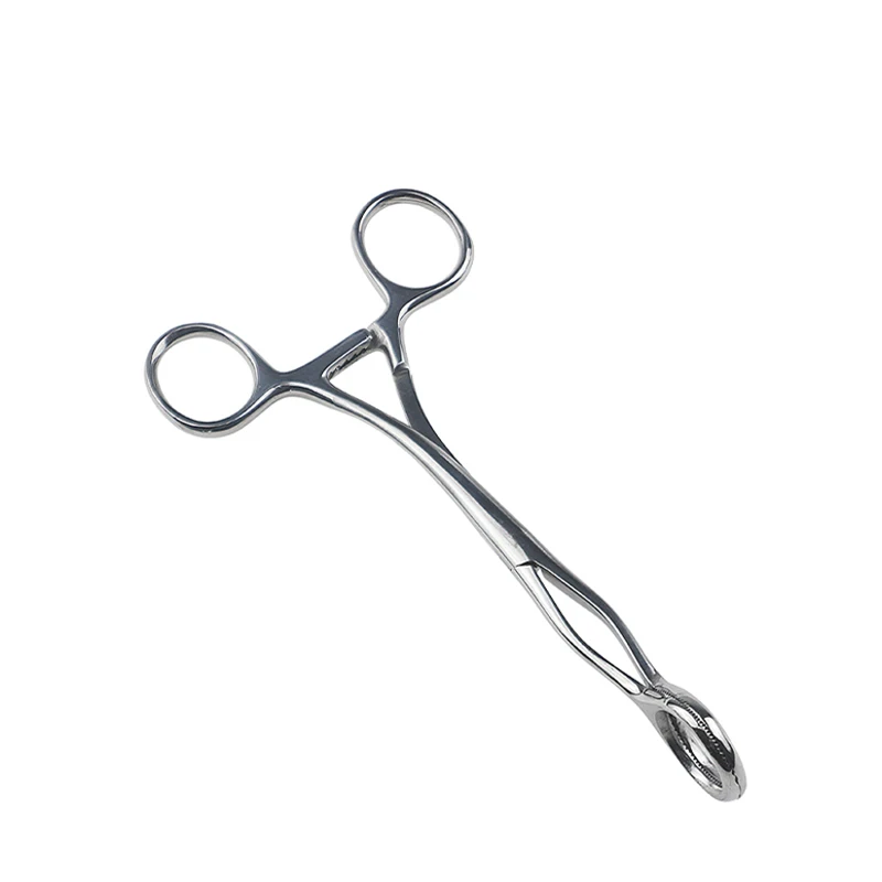 Stainless Steel Tongue Forceps Clinic Pliers Open Clip Tongue Pliers First Aid Mouthpiece Sponge Clamp orthopedic Instruments