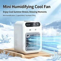 Ventilateur de refroidissement portable populaire pour dortoir avec humidification par brume fine, mini climatiseur de bureau mobile, économie d'énergie pour chambre à coucher 3