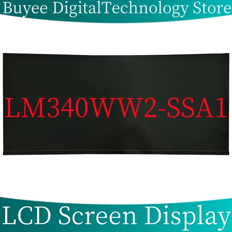 

2K 34" LM340WW2-SSA1 For LG LM340WW2 SSA1 LCD Screen Panel LM340WW2 (SS)(A1) LED Display Industrial Monitor 2560X1080 144Hz