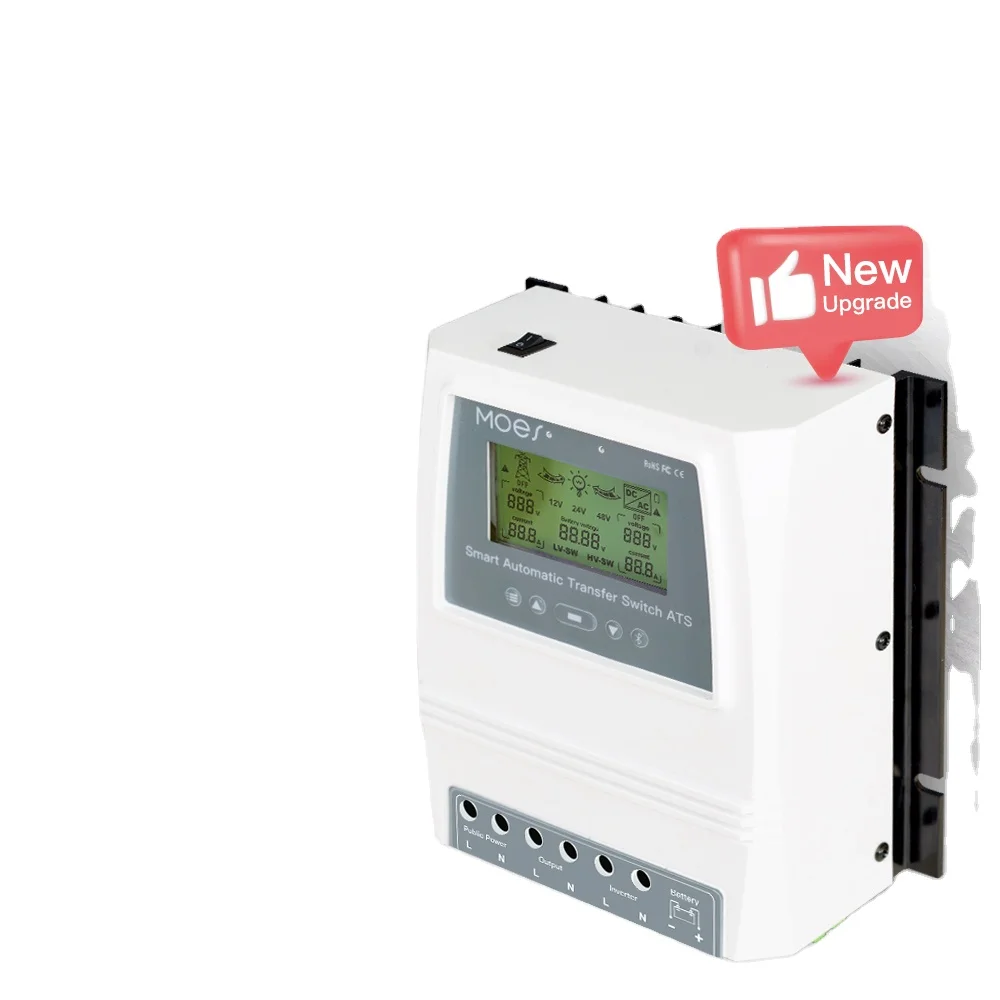 Контроллер автоматического резервного переключателя 80А Blue Tooth Tuya Smart Wireless Дистанционный мониторинг ATS Двойной переключатель питания