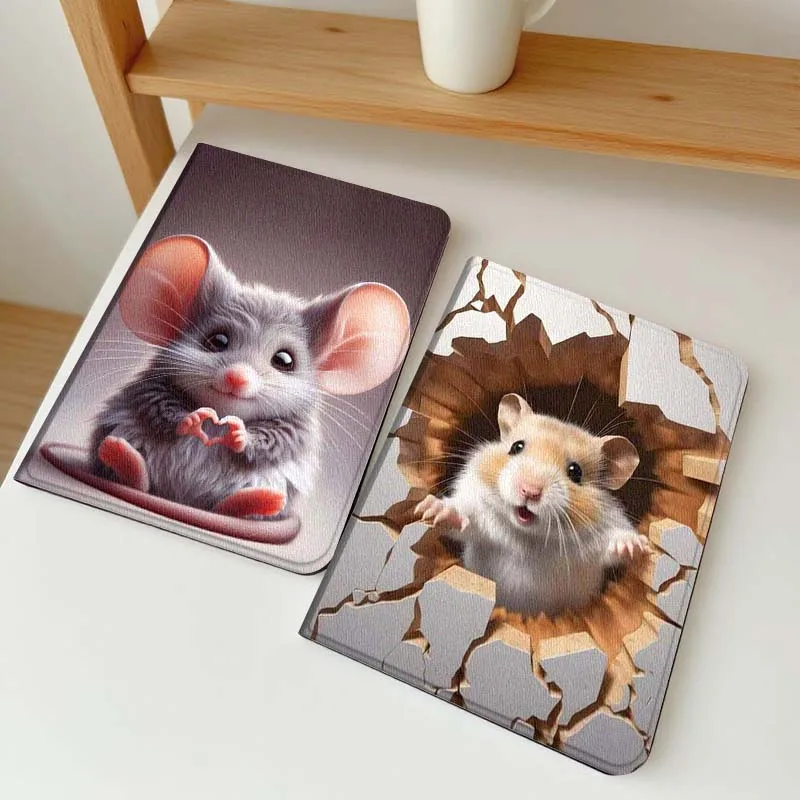 

Cute Hamster Hole Wall For Samsung Galaxy Tab A7 A A8 A9 A11 S6 S11 10.1 10.4 10.5 Inch Lite PLus Soft Tablet Case Gift