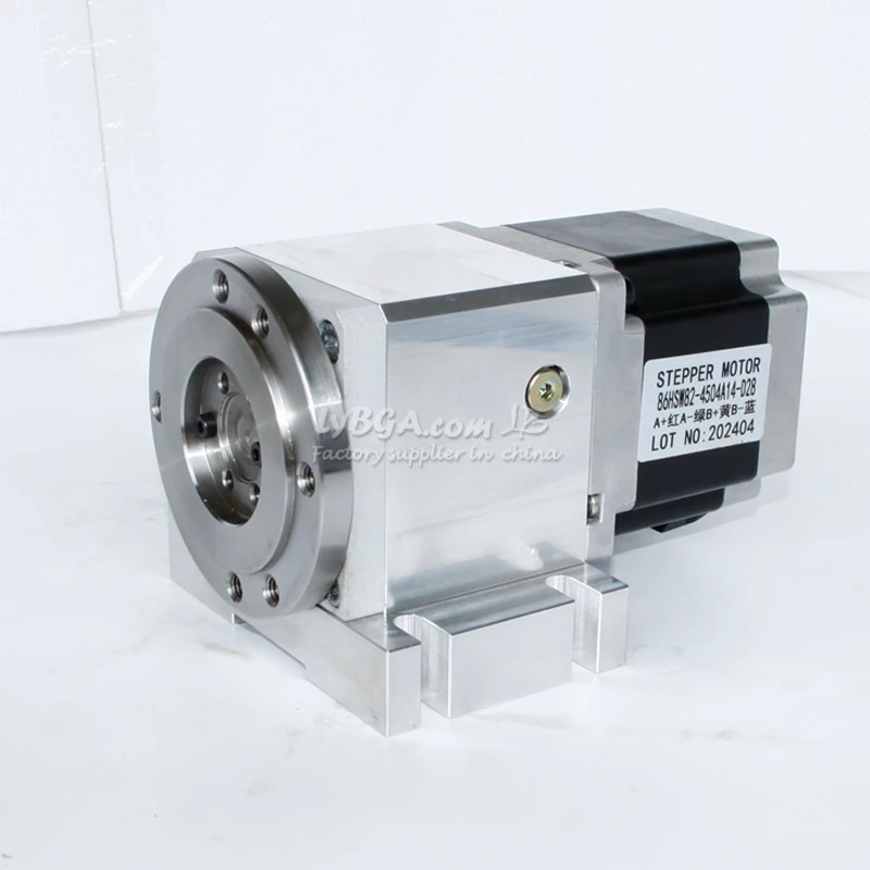 Rotary Axis Planetary Gear 4th Rotary Axis 100mm Chuck A Axis Speed Reducing Ratio 10:1 for CNC Router Engraver Machine