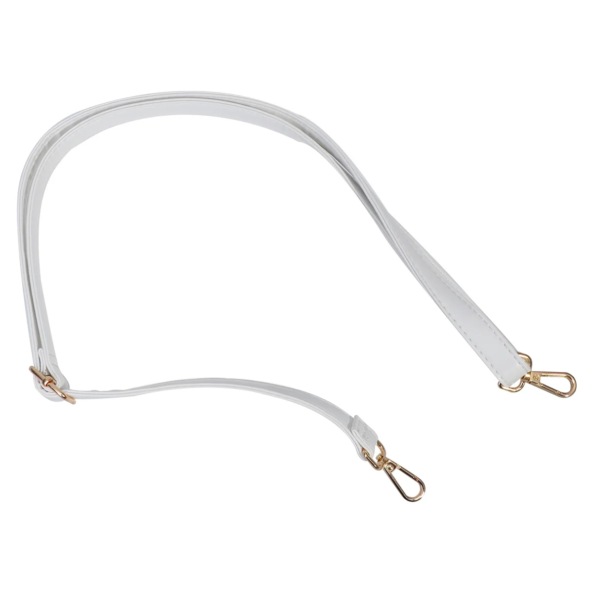 

Premium PU Bag Strap Replacement Adjustable Shoulder Crossbody Accessory for Various Bags White 1.3cm Width Bag Strap
