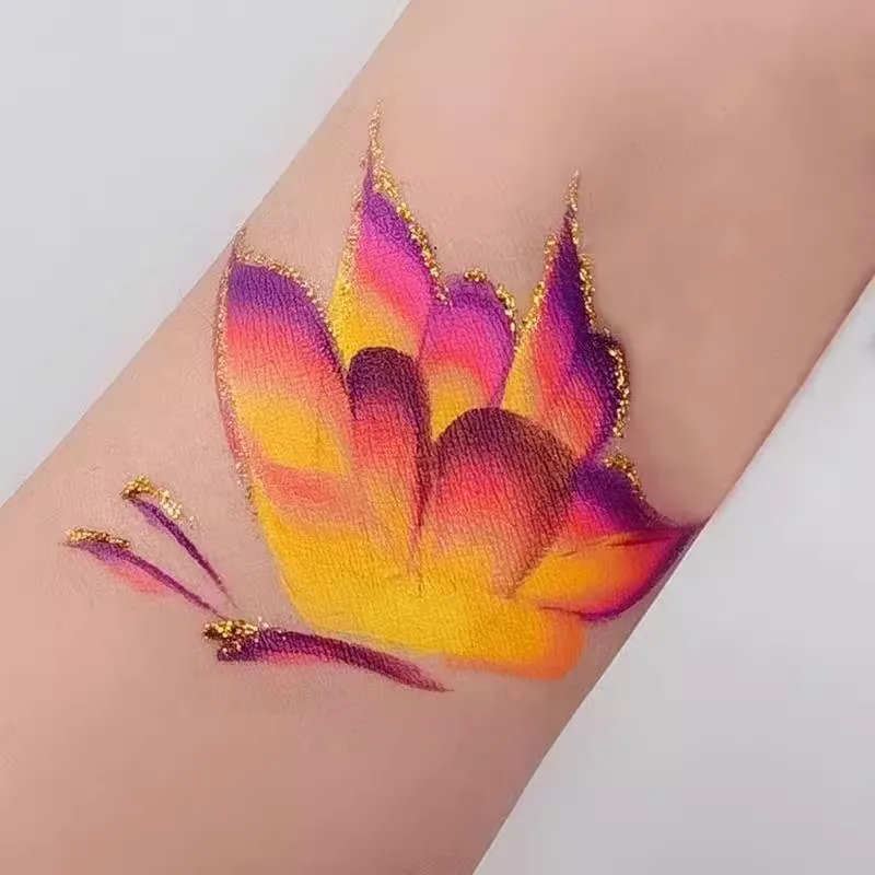 水彩ストロークグリッターチョークフェイシャルパフォーマンス手作りDIYアルバム装飾グリッター接着剤セットグリッター接着剤ステージ