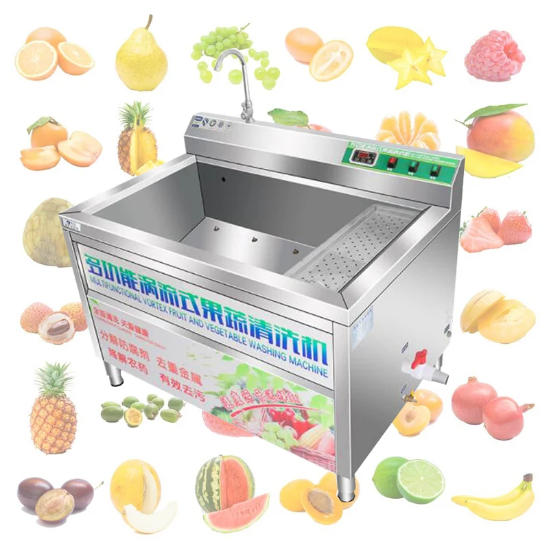 Disinfection Detoxification Machine Automatic Fruit Vegetable Cleaning Machine Large