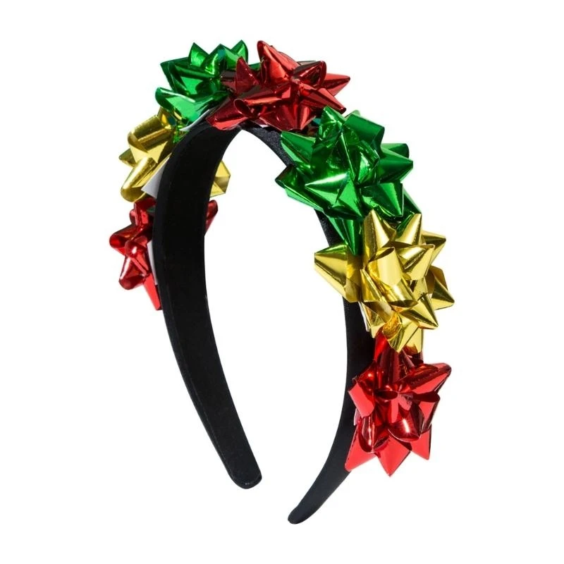Christmas Headband with Seasonal Charm Headpieces for Kids and Adults Party Wear Y166