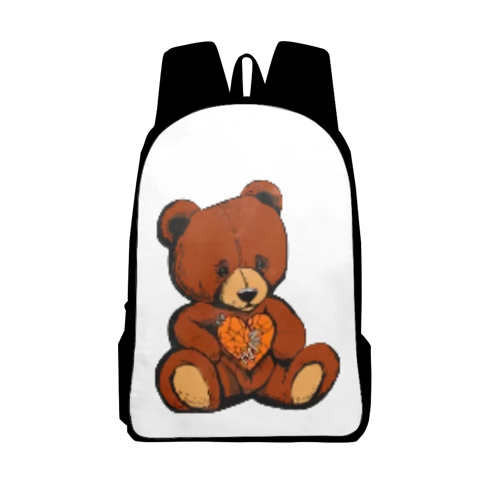 

Ivan Cornejo Terapia Tour 2024 Bear Zipper Bag Fashion Zip Pack Casual Zip Backpack Harajuku Rucksack Women Men Travel Bag