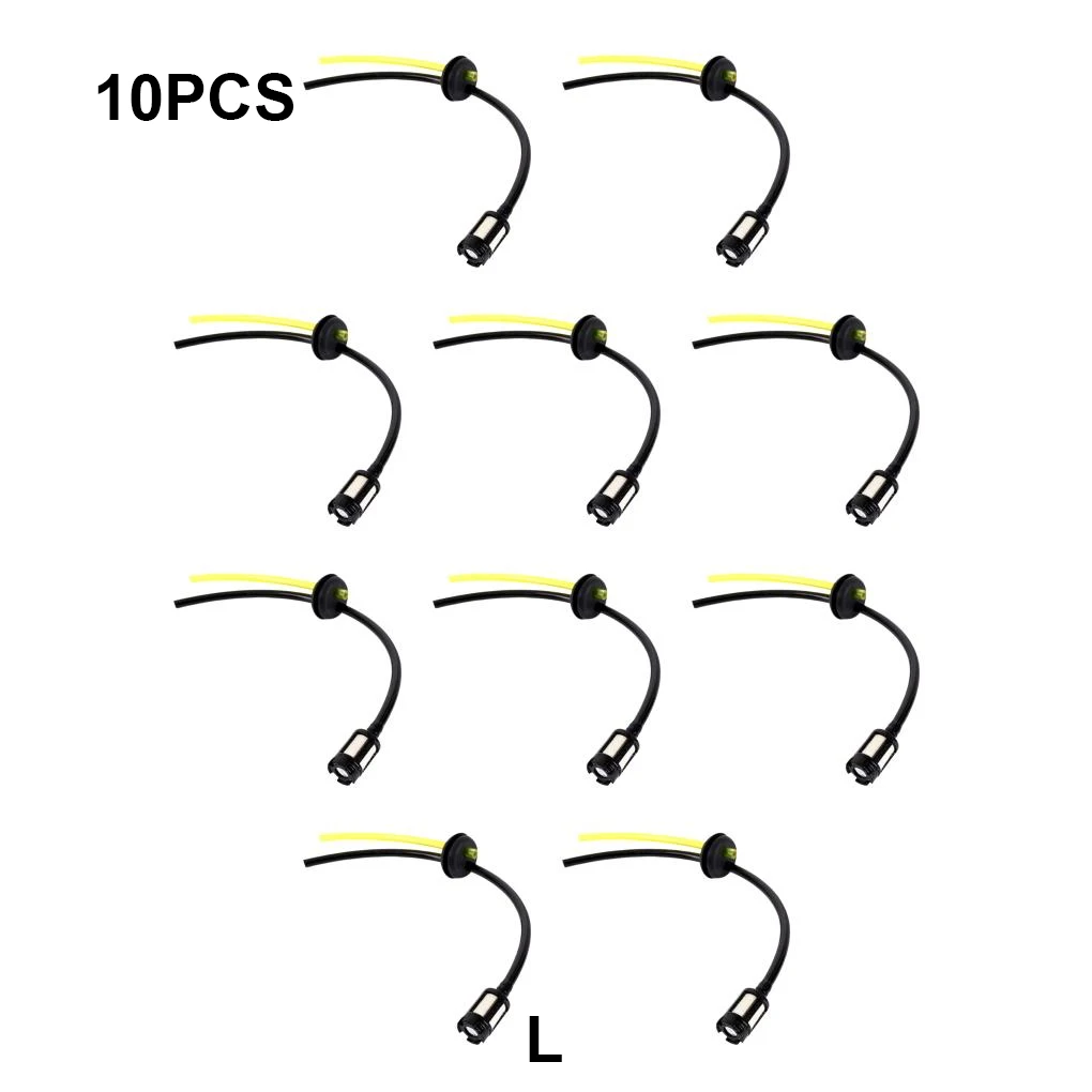 

10 Pieces Lawn Mower Fuel Line Detachable Professional Leakproof Gardening String Trimmer Hose Accessories