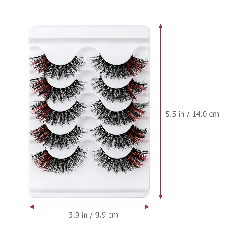 5 Pairs Fake Eyelashes Artificial Makeup European and American False Party Imitation Simulation