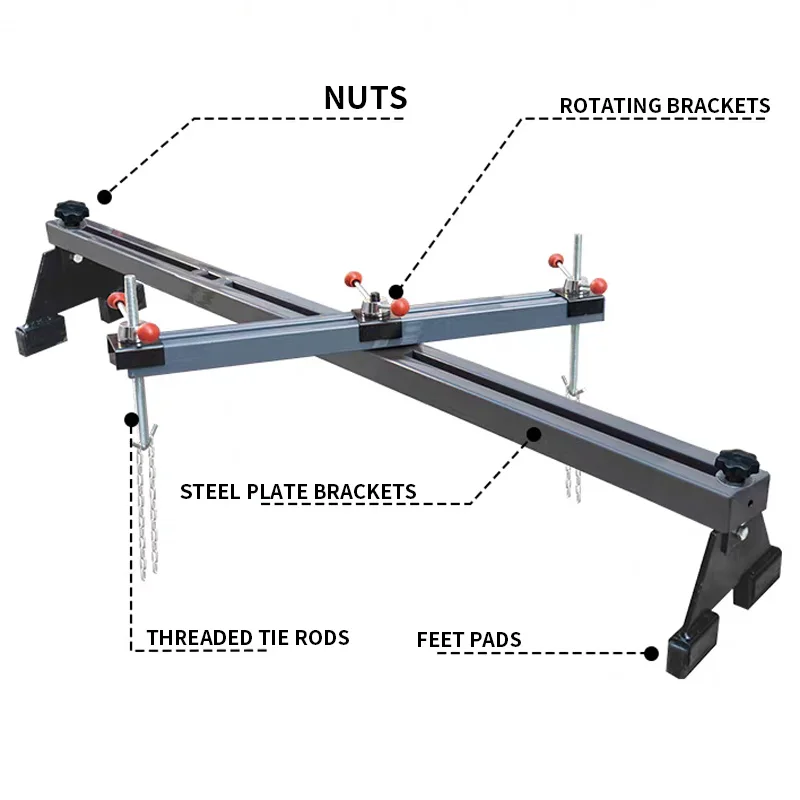 Adjustable Engine Support Cross Beam Car Engine Gearbox Support Bracket Heavy Duty Engine Holding Support Bar For Auto Repair