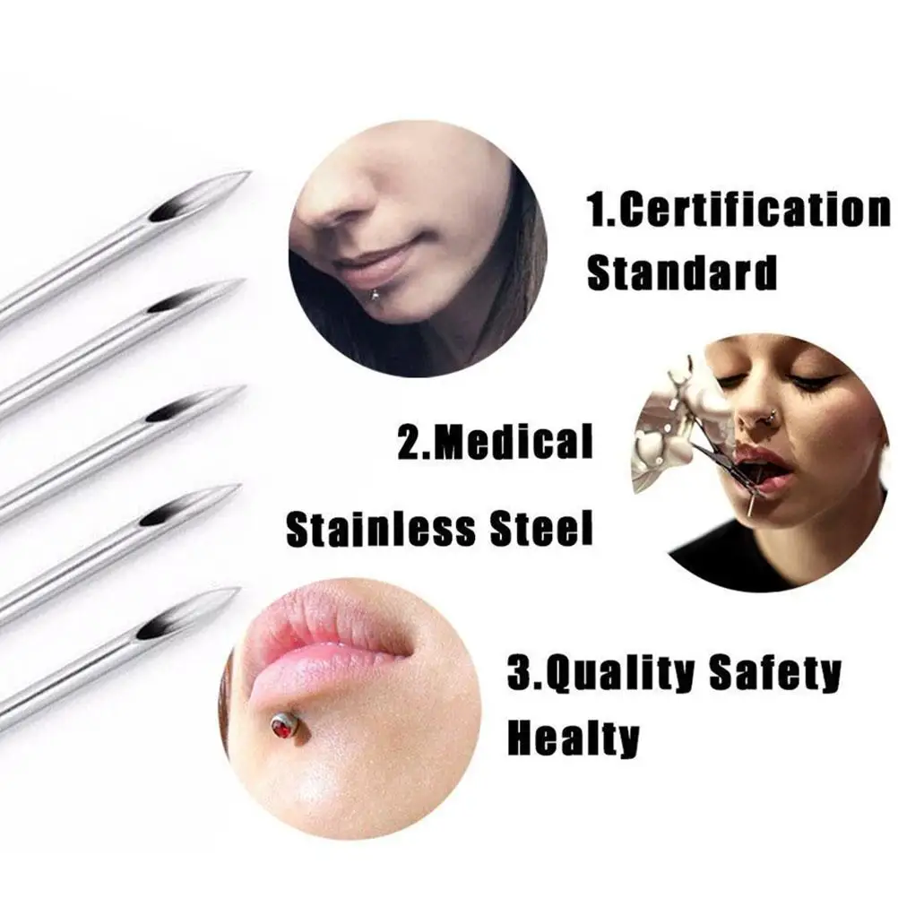 10 PCS Puncture Needle Piercing 22g × 50mm Cannula Nano Needles Filling 14g Kit Disposable