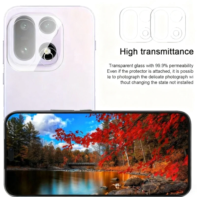 1-10 قطعة ثلاثية الأبعاد غطاء كاميرا من الزجاج المقسى ل OnePlus 15 OnePlus15 One Plus 1 + 15 العالمي الخلفي HD 9H حامي العدسة الخلفي فيلم الوفير #3