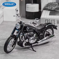 WELLY 1:12 BMW R18 2020 Alloy Motorcycle Model Simulation Diecasts Metal Toy Street Cruise Motorcycle Model Collection Kids Gift