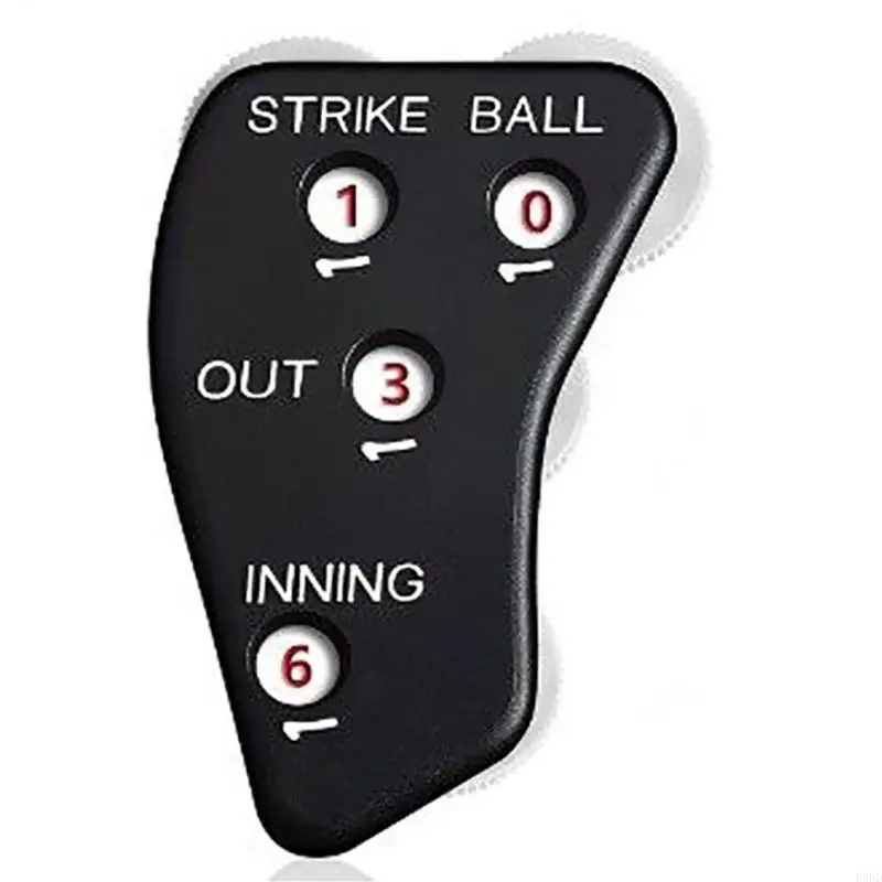 E56D 4 Wheel Baseball Umpire Clickers Handheld Softball Game Counter Referee Baseball Clickers Comfortable Grip