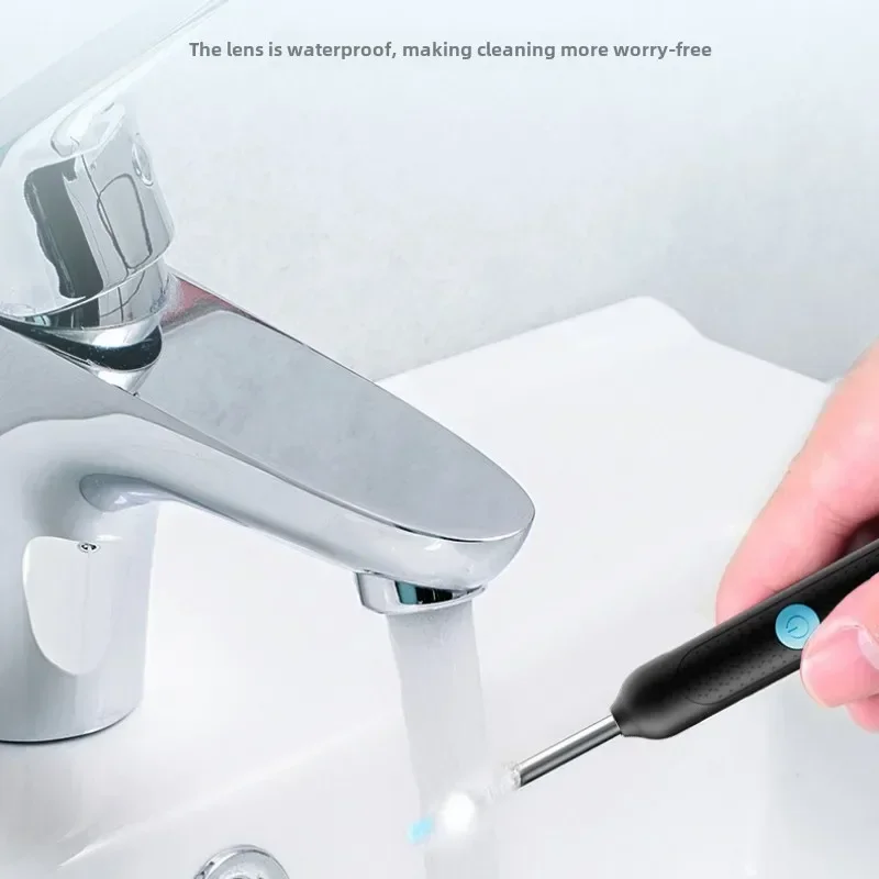 Wireless Ear Wax Removal Tool with Camera Safe Silicone Ear Cleaner for Kids Adults Visual Otoscope Endoscope Earpick - Image 3