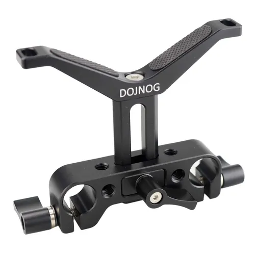 Imagen 2 del producto DOJNOG-Soporte de lente Universal para cámara, abrazadera de doble varilla de 15mm, Compatible con el equipo de hombro de la cámara con varillas de 15mm