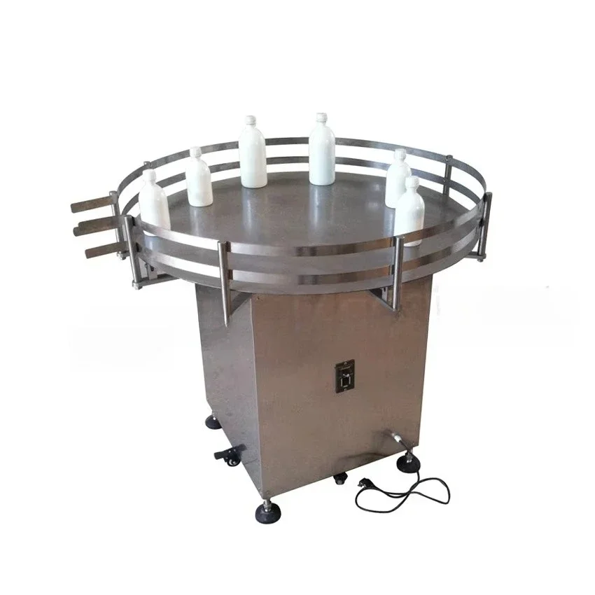 

XZJ-2B Turn Rotary Round Bottle Collector Unscrambler Receiving Accumulator Machine