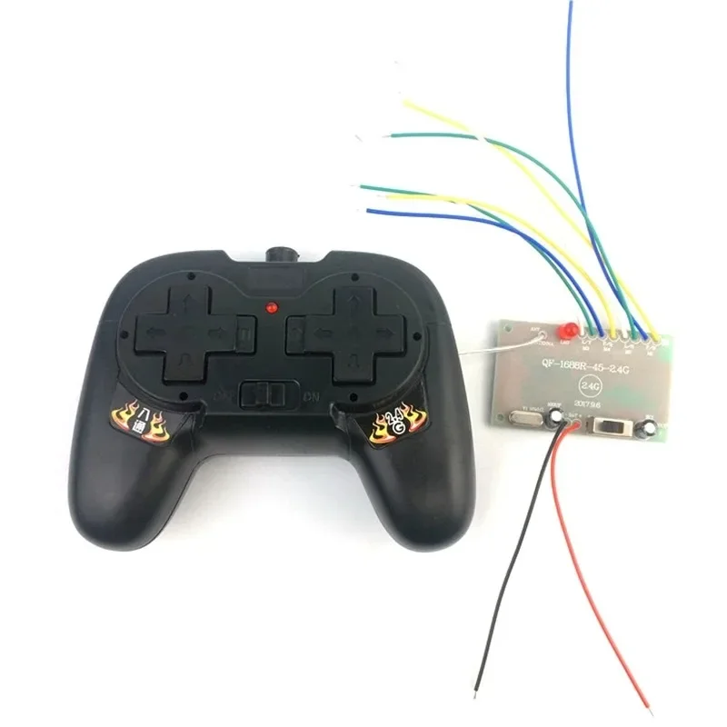

2.4G 8CH Remote Control Transmitter with Receiver Board for DIY RC Boat Cars Tank Toys Wireless Controlling Accessories