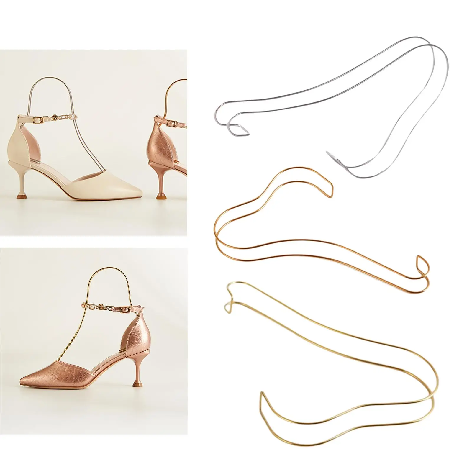 

display for shoe Stand Inserts High-Heeled Sandal Holder for Shopping Cloakroom