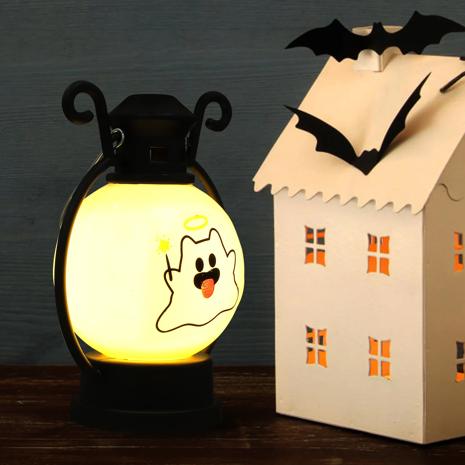

Creative Night Light Halloween Decorations Indoor Home Cute Lantern LED Lanterns