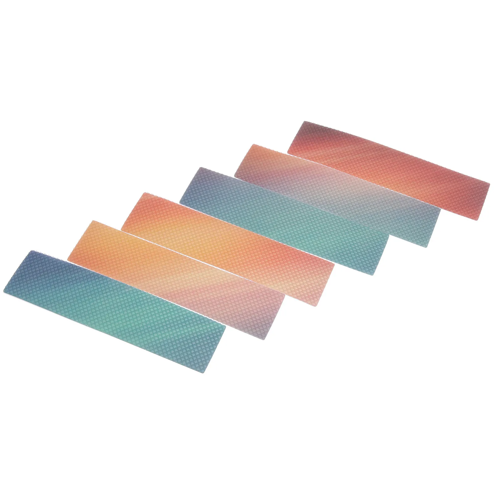 

Набор из 6 сенсорных текстурированных полосок-наклеек для снятия стресса, клейкие стикеры для рабочего стола и чехлов для телефонов