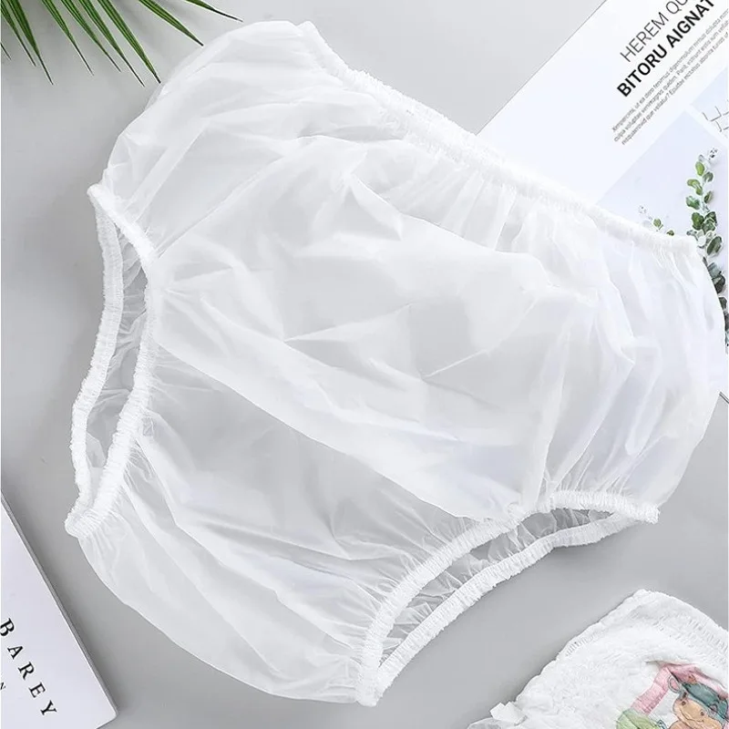 ملابس داخلية للجنسين مقاومة للماء من مادة TPU، ملابس داخلية للمريض من البلاستيك الشفاف المقاوم للتسرب، حفاضات قابلة للغسل، ملابس داخلية قابلة للتنفس لكبار السن