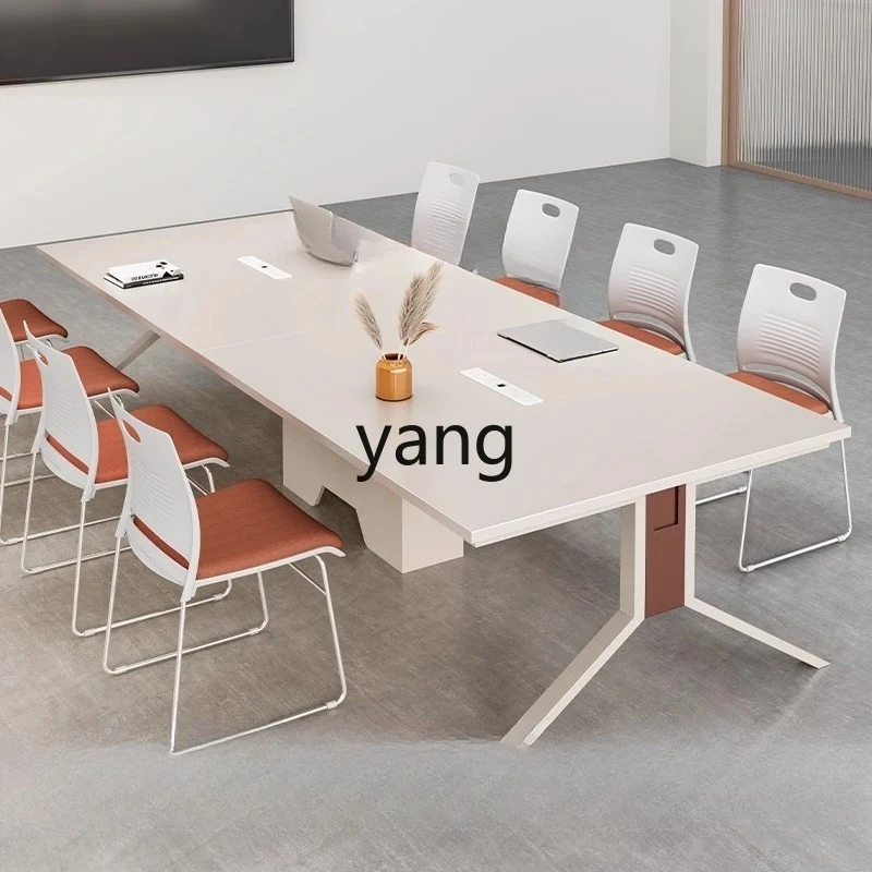 LMM simple modern office negotiation table meeting room training table reception