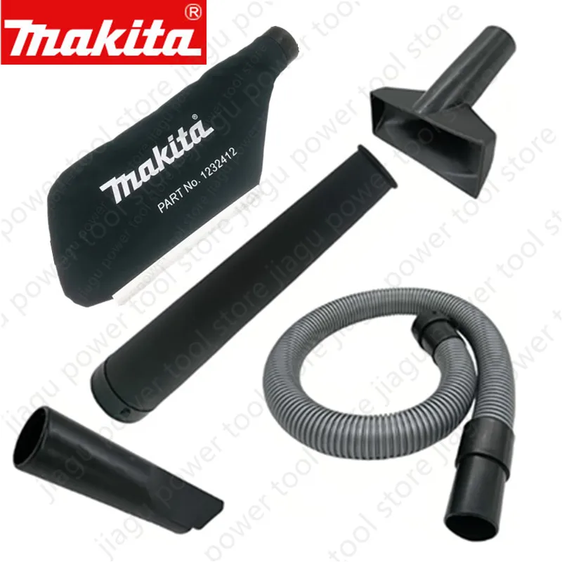 Makita DUB182 DUB183 DUB185 DUB186 123241-2 vacuum cloth dust bag 132025-7 rubber blower nozzle and vent hose UB1101 4014NV