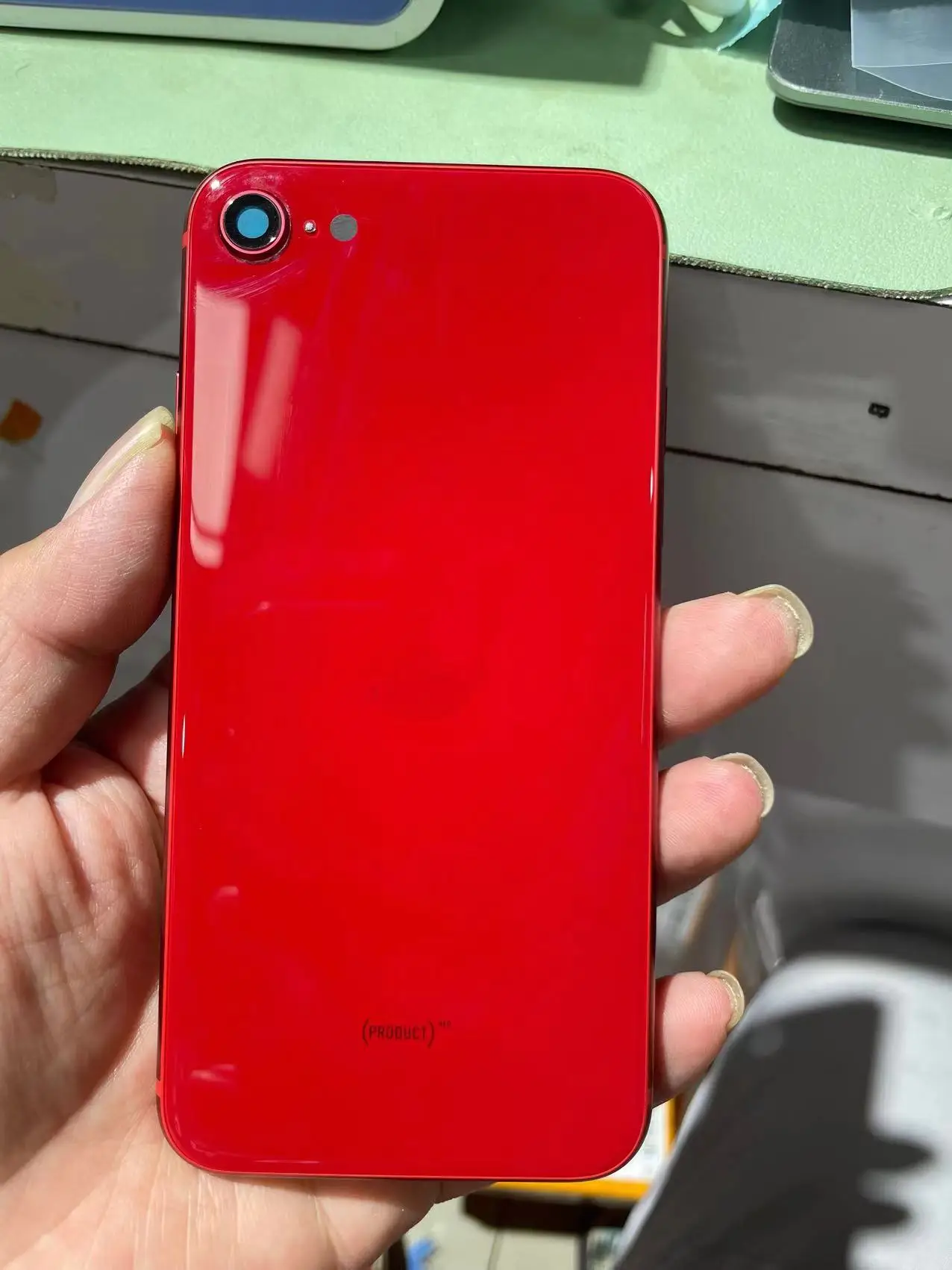 Whole sale SE2022 frame with back glass,with button and sim tray,with mesh and magnet