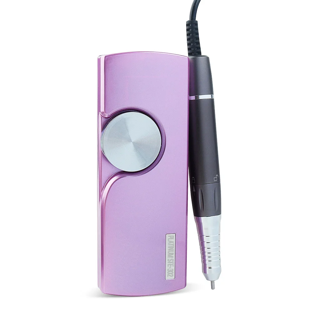 Lixadeira de unhas sem fio recarregável para manicure, furadeira elétrica profissional, display LCD HD, 4000mAh, 35000RPM