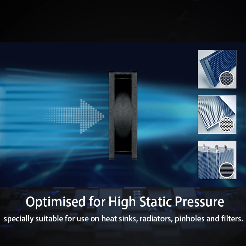 مروحة ARCTIC P8 Max عالية الأداء 80 مم، يتم التحكم فيها PWM 500–5000 دورة في الدقيقة، تحسين الضغط الثابت، محمل ديناميكي سائل