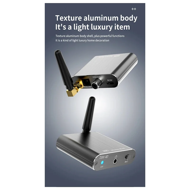 ABMF-5.2 Receiver HIFI Music Audio Adapter 5.2 Bluetooth Receiver For Speaker Amplifer Car