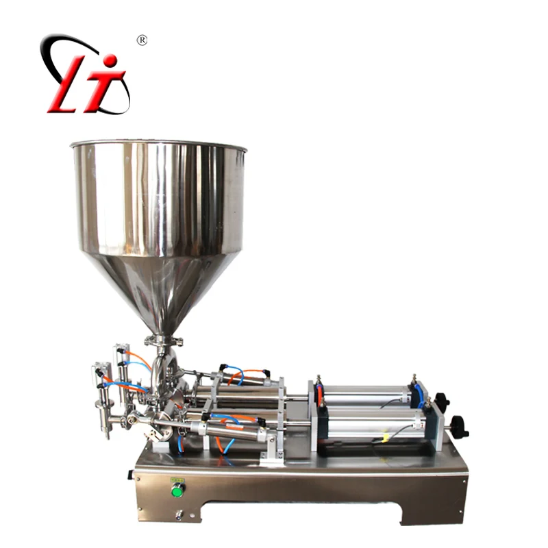 Double Heads Material Filling Machine Foods Packaging Equipment Bottle Filler ointment or Liquids Filler Supply