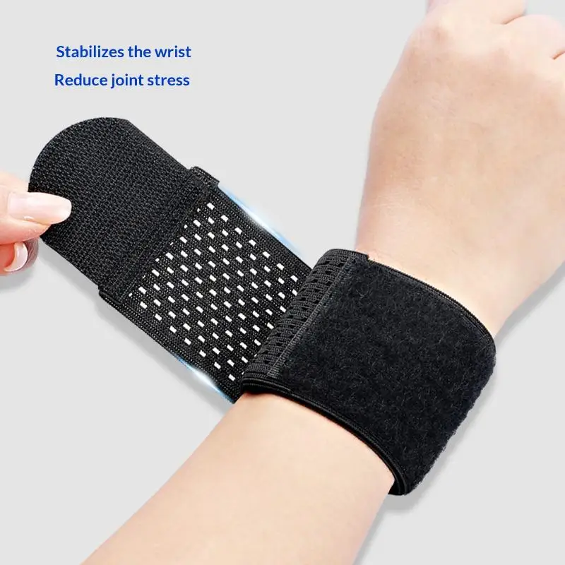 2Pcs Wrist Support Straps Ultra-Thin Compression Support Straps Soft High Elasticity Adjustable Comfort Suitable For Women