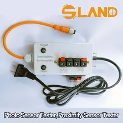 Photo Sensor Tester, Proximity Sensor Tester Supported DC AC NPN PNP 2-Wires 3-Wires M12 24VDC 220VAC, Power Supply 220VAC