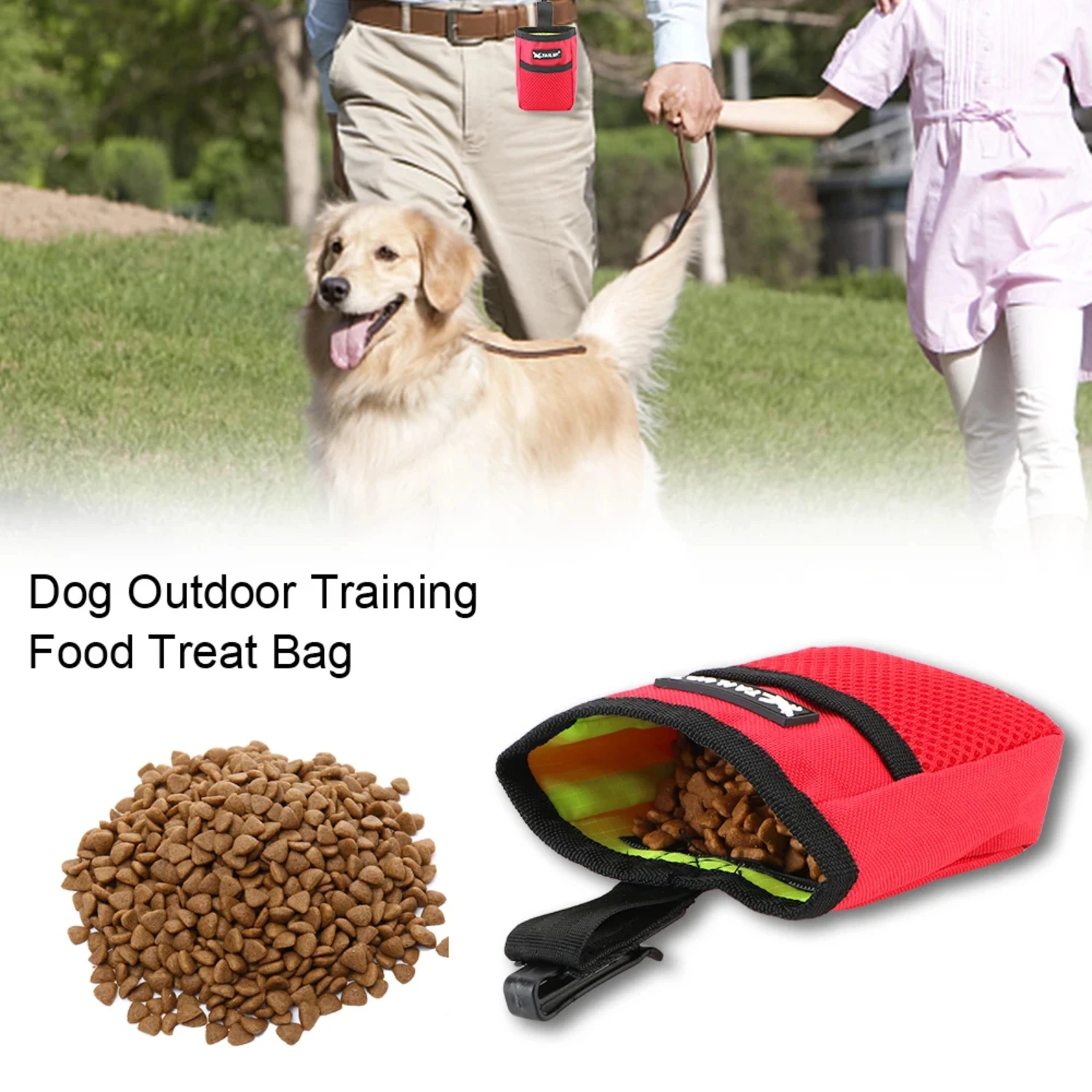 

Snack Training Obedience Bag Dog Outdoor Training Pet Feed Pocket Waist Pouch Pet Food Treat Bag Pet Supplies