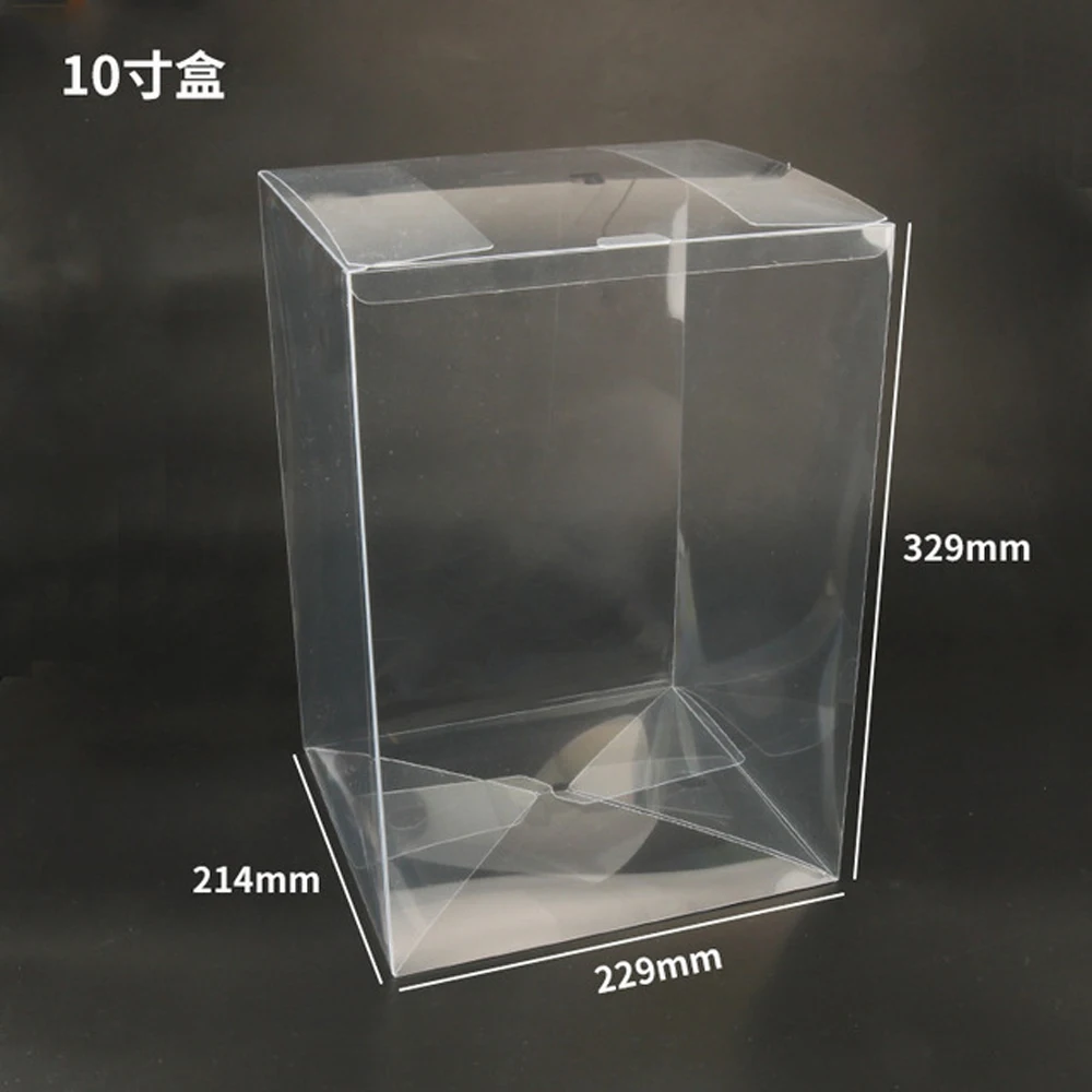 ZUIDID for 10inch high quality Transparent Clear box by hand for Funko pop series collection storage protective box