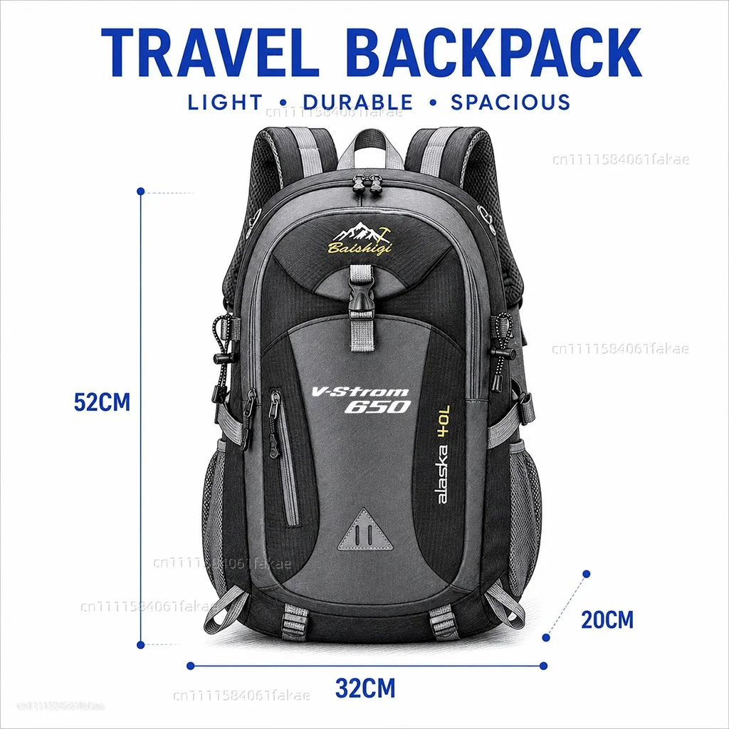 For Suzuki vstrom 650 DL650 650XT v-strom 650 xt vstrom650 dl 650 Motorcycle Backpack 40L Waterproof Travel Backpack Outdoor