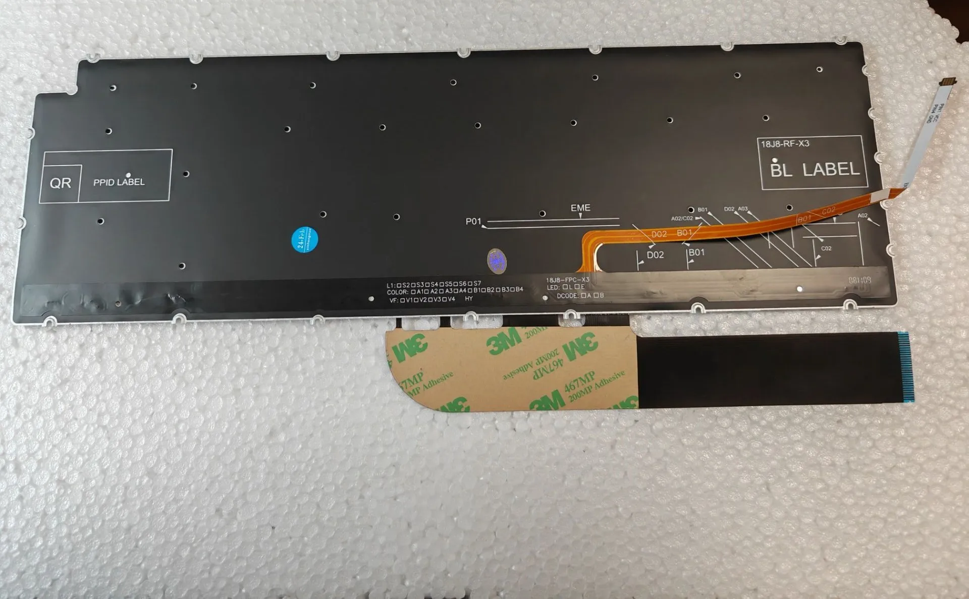 Imagem -02 - Teclado Retroiluminado Preto para Dell Inspiron 5501 5502 5508 5509 5515 5584 5590 5593 5594 5598 7590 7591