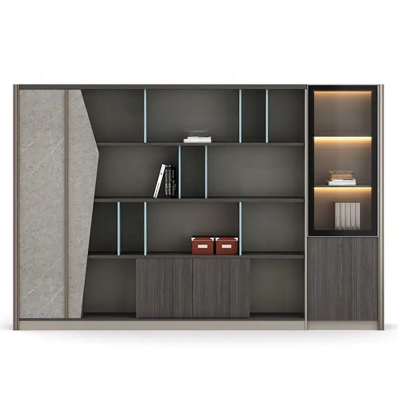 

Шкаф для документов, офисный, настенный, с замком, книжный шкаф, деревянный