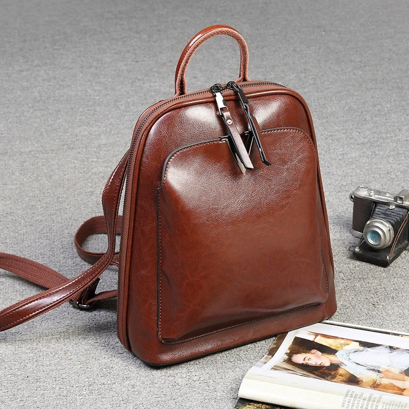 

Women's Fashion Backpack PU Leather Business OL Executive Briefcase Satchel Knapsack Travel Office Casual Back Pack Bag