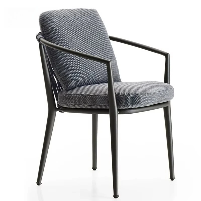 Stackable Ratan Outdoor Chair Cast Iron Metal Aluminum Modern Design Wicker Teak Wood Aluminium Rope Pe Rattan Garden Chairs