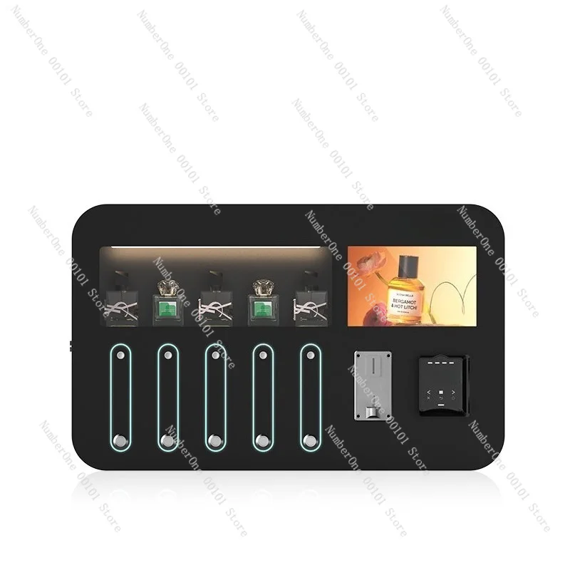 Overseas perfume intelligent vending machine intelligent spray sample vending machine wall mounted full-automatic cosmetics