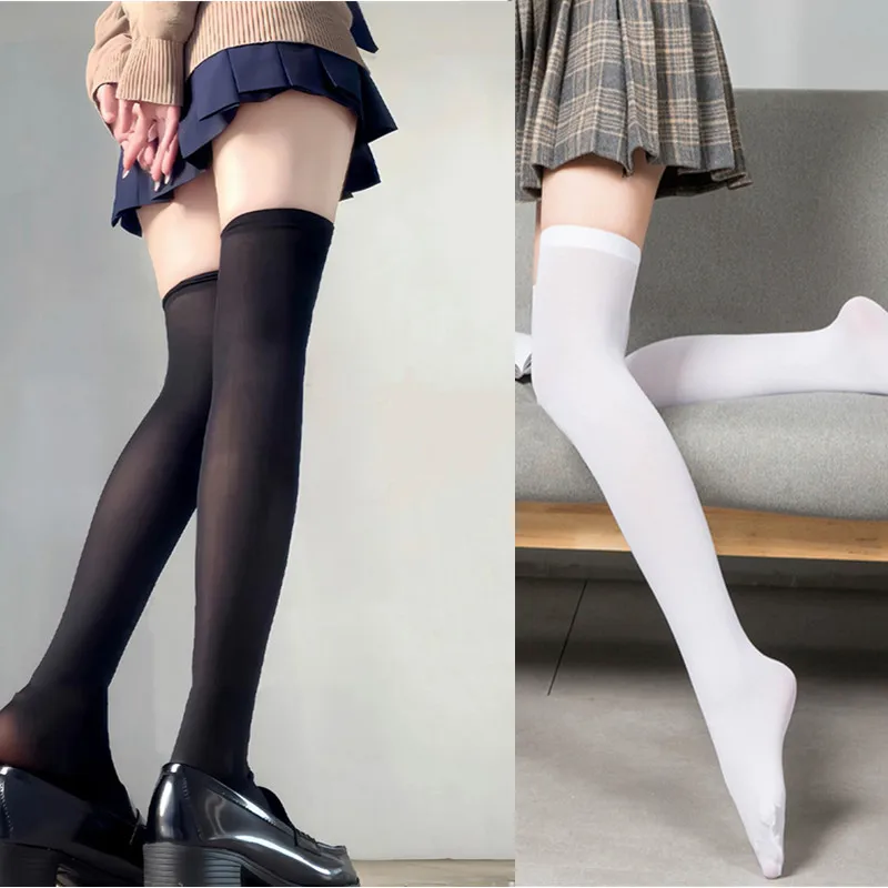 Hot Selling Womens Girls Stretch Stocking Over Knee Socks 2pcs Thigh High Stockings Velvet Calze Long Socks Warm Temptation Sexy